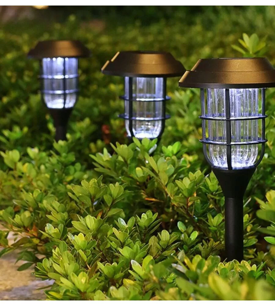 Faretto led solare da esterno eurogarden 8000k