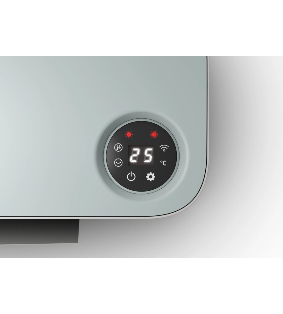 Termoventilatore ceramico a parete olimpia splendid "caldo sky" con wi-fi integrato, 2 kw