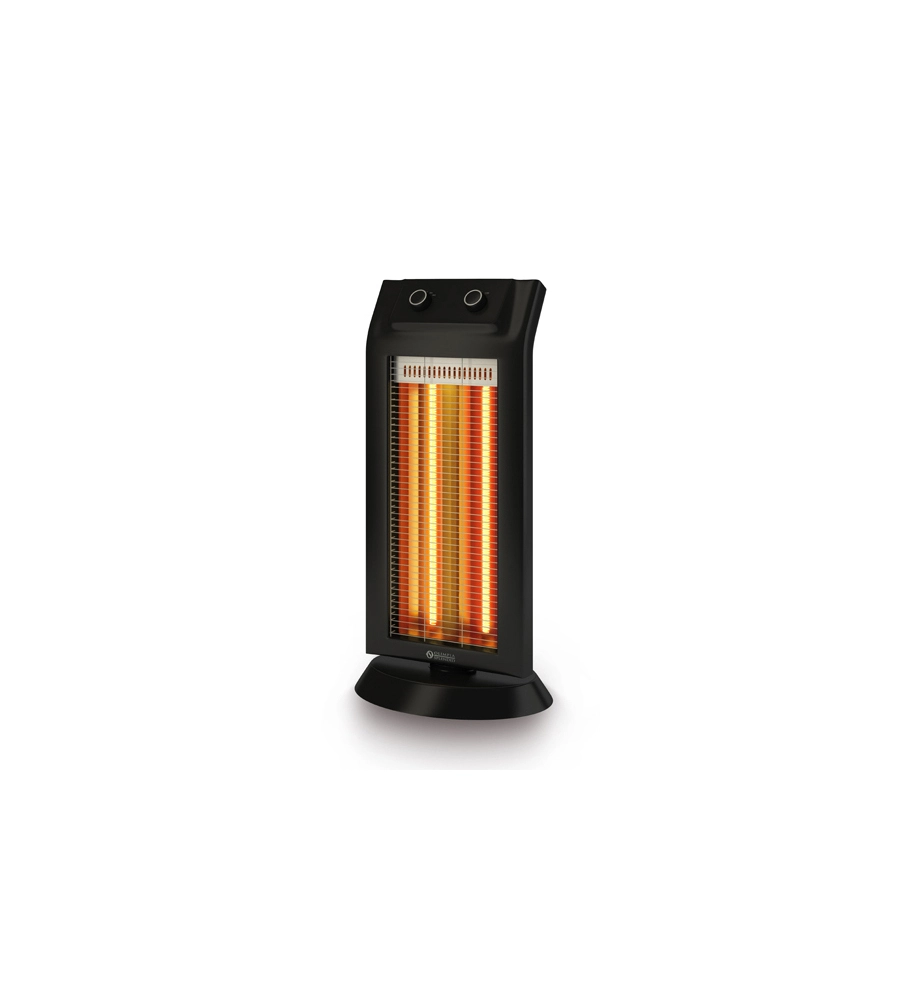 Stufa a infrarossi olimpia splendid "carbon black", 1,1 kw