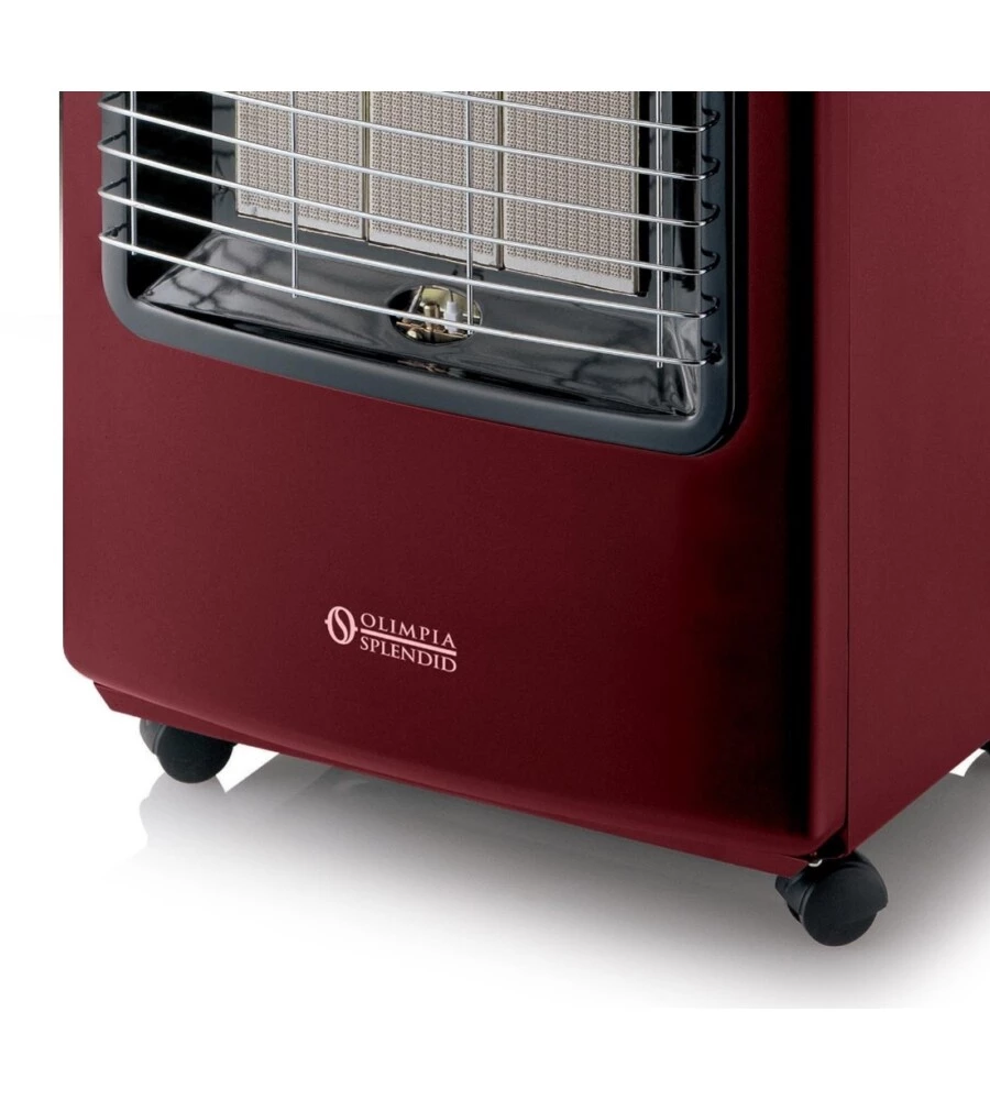 Stufa a infrarossi olimpia splendid "stovy" bordeaux, 4,2 kw