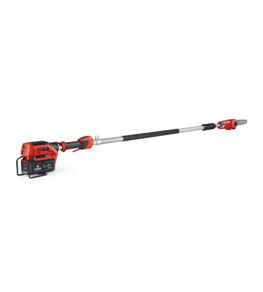 Potatore a catena telescopico a batteria blue bird "pcs 23-10" barra 25 cm 43,2v 5ah