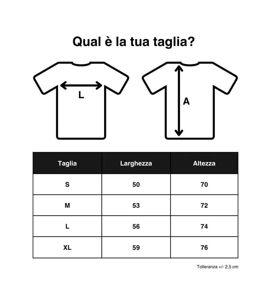 T-shirt unisex eurobrico tg l