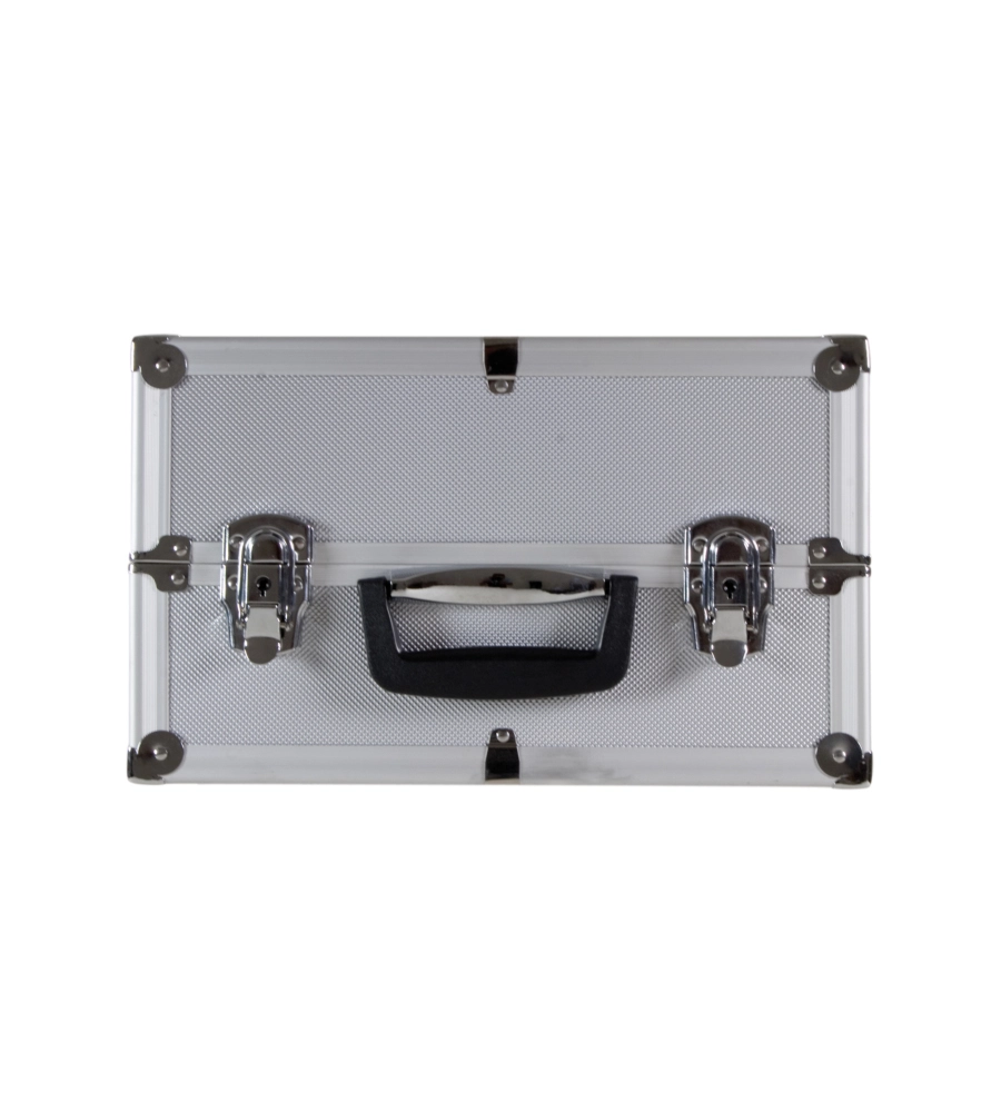 Valigia portautensili estensibile valex in alluminio 5 scomparti 37x28x22 cm