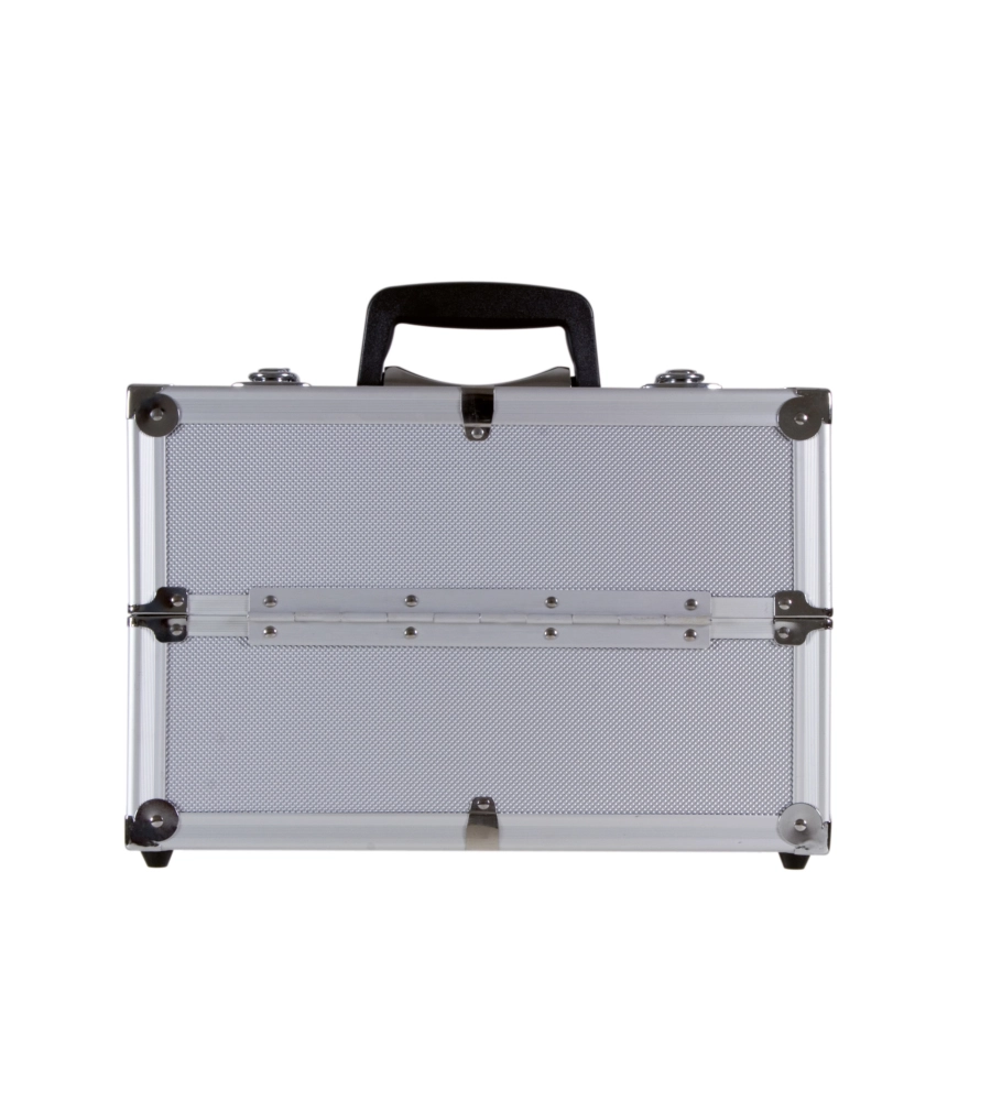 Valigia portautensili estensibile valex in alluminio 5 scomparti 37x28x22 cm