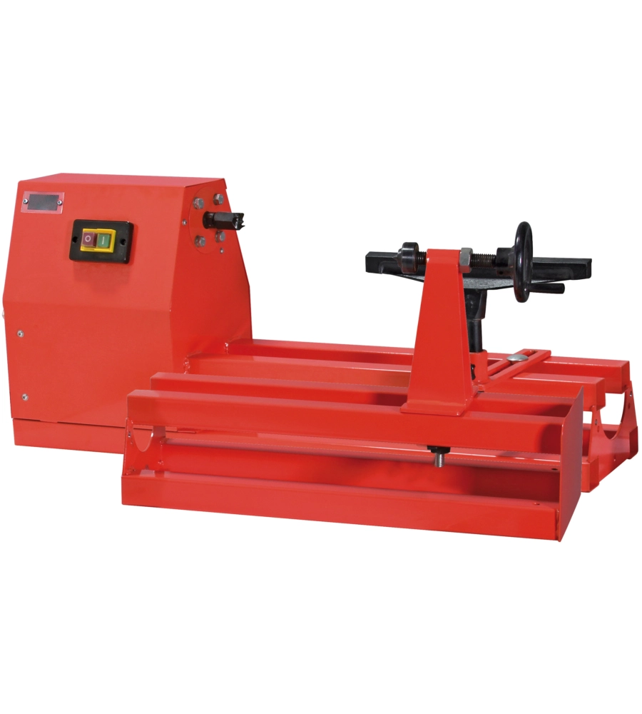 Tornio per legno elettrico valex "g1000b" compattabile tornitura 350 mm 370w