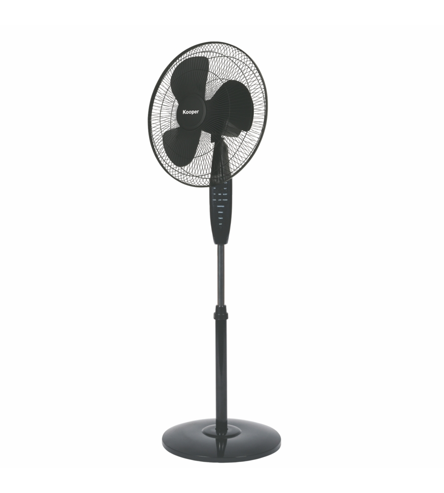 Ventilatore a piantana kooper nero 45w