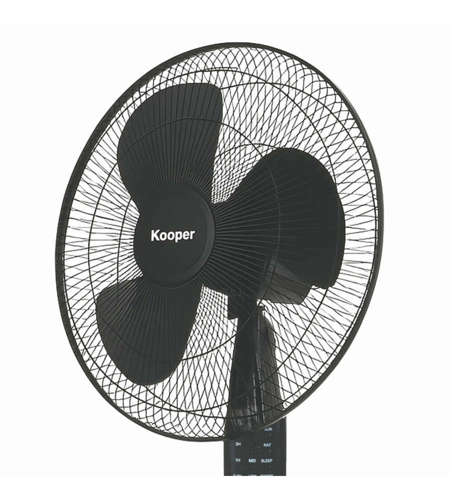 Ventilatore a piantana kooper nero 45w