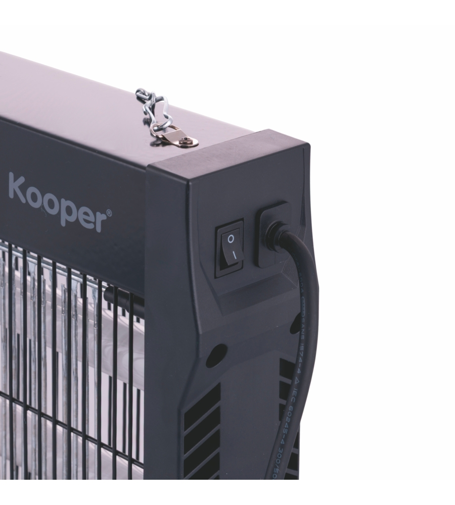 Zanzariera elettrica kooper nero 40w