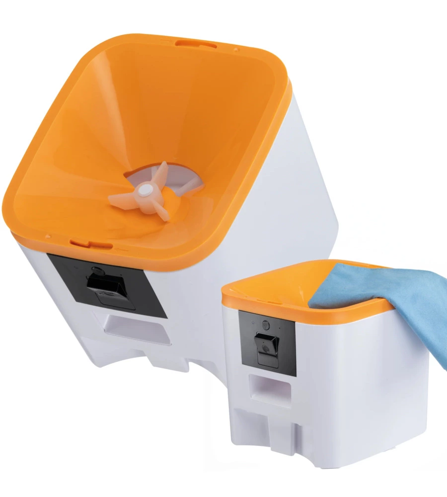Distributore automatico di cibo cani e gatti ferplast "risto pet smart" bianco con controllo wi-fi