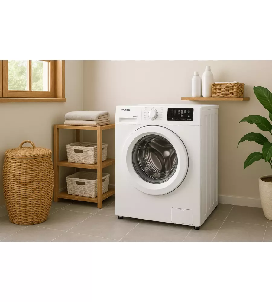 Lavatrice slim hyundai "lbhn-6his10s" carico 6 kg