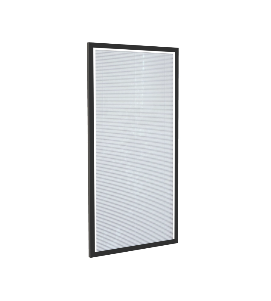 Vetrata con serranda artplast in alluminio per casetta modulare 96x200 cm