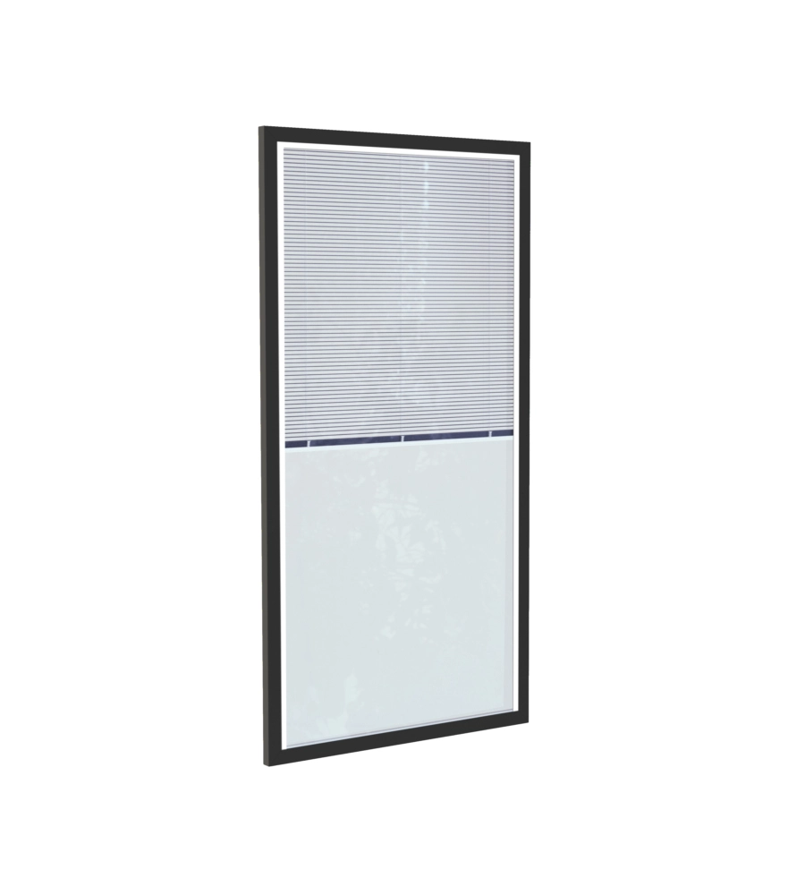Vetrata con serranda artplast in alluminio per casetta modulare 96x200 cm