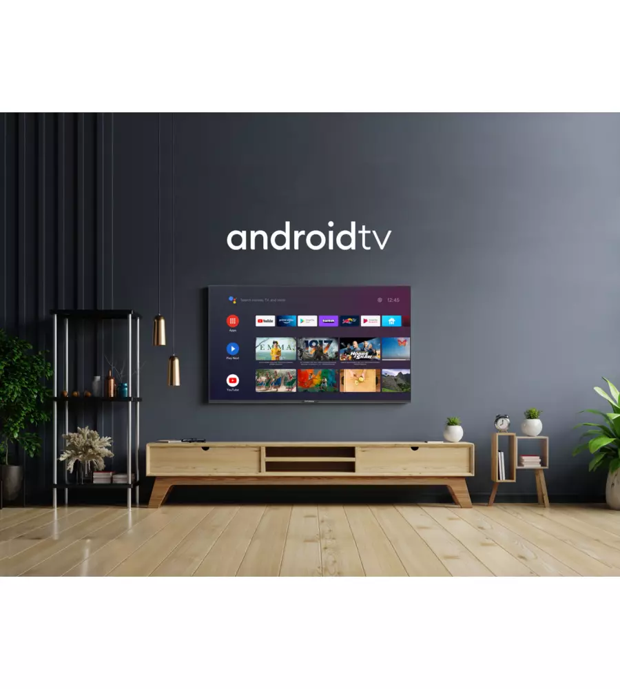 Televisore frameless hyundai "hn-43ev3usg" ultra hd 4k 55"