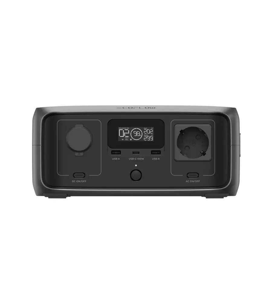 Power station portatile a batteria ecoflow "river 3" 300w