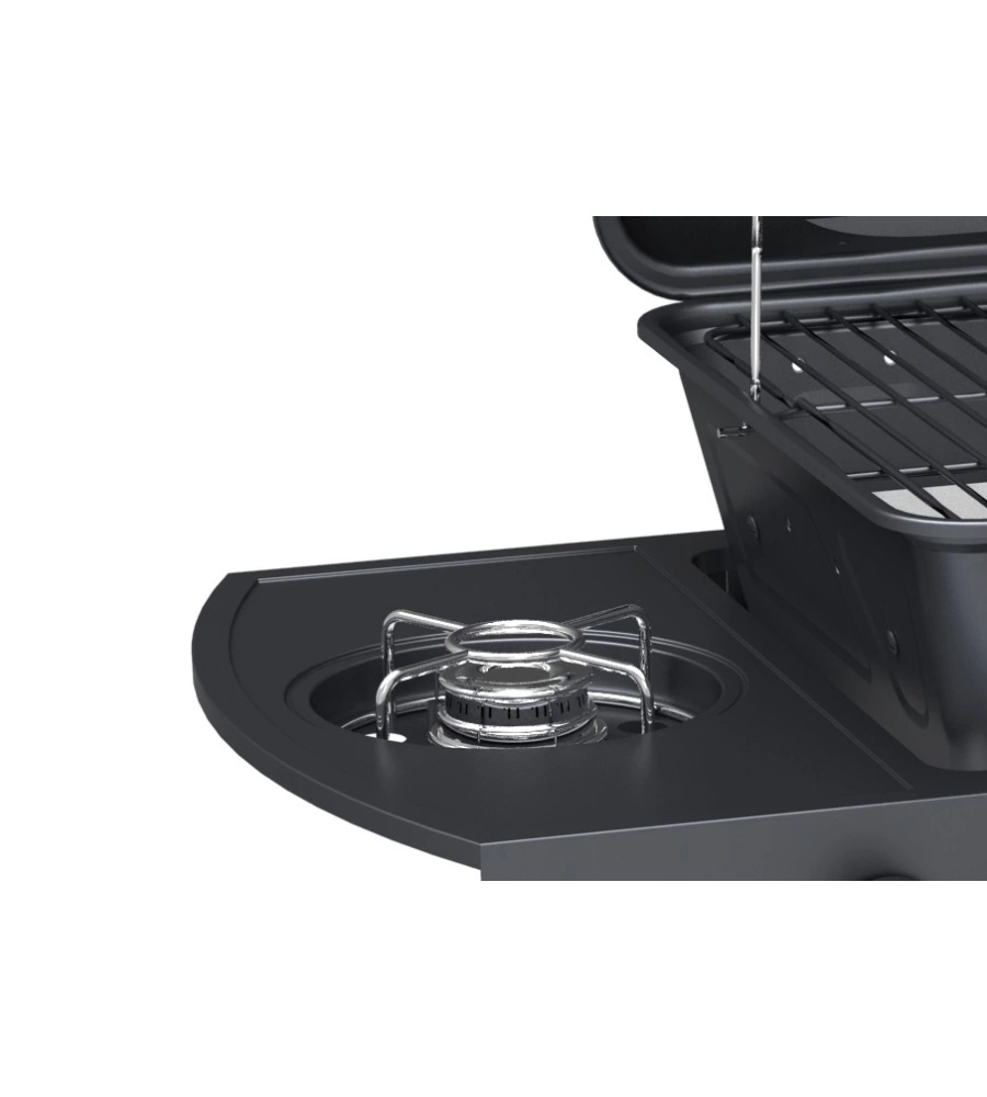 BARBECUE A GAS ARNOLD "NEVADA" CON FINESTRA IN VETRO 3 BRUCIATORI