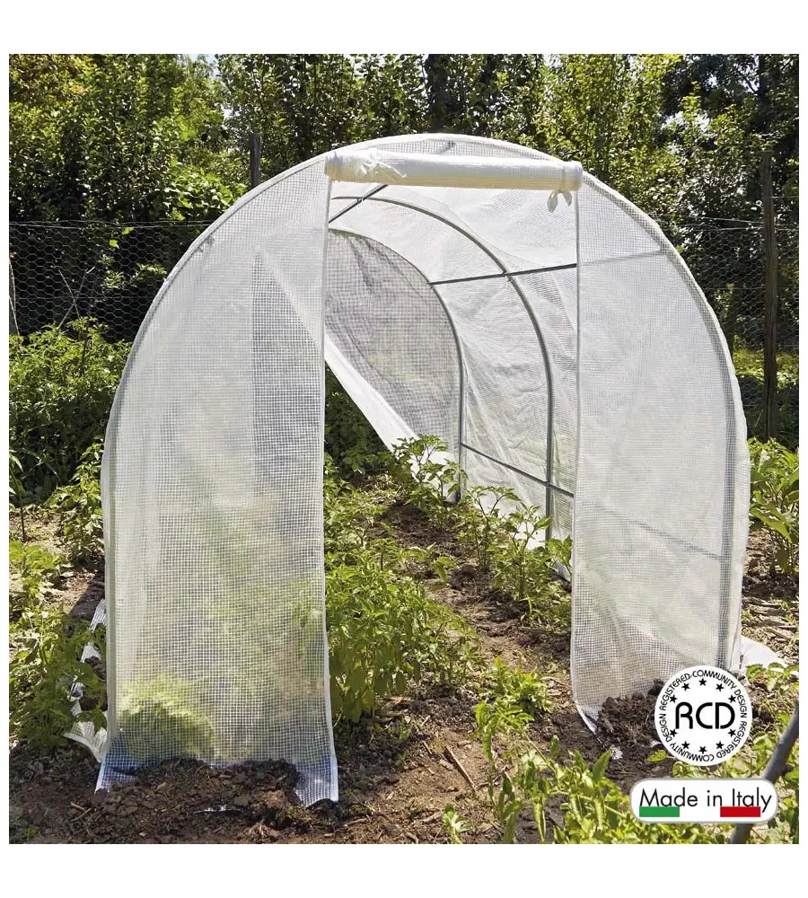 Telo di ricambio verdemax per serra siberia in pe rinforzato trasparente 200x300x175 cm