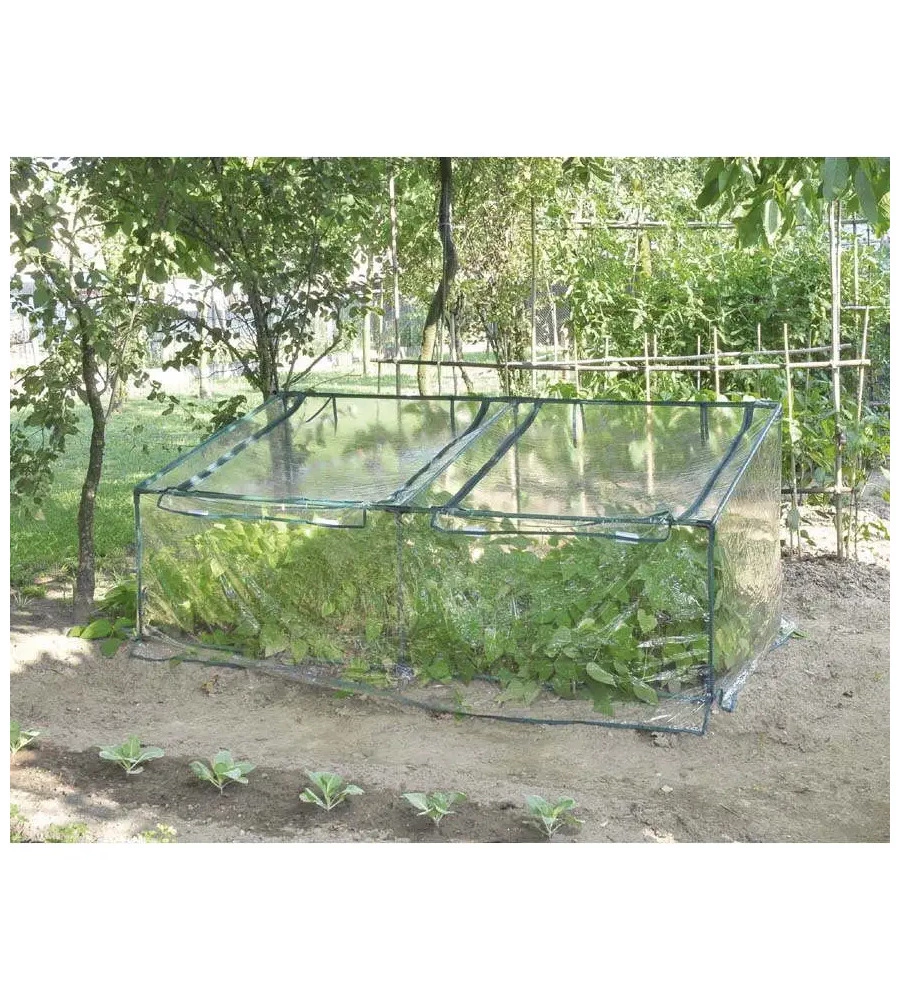 Telo di ricambio verdemax per serra primizia in plastica trasparente 180x92x70 cm