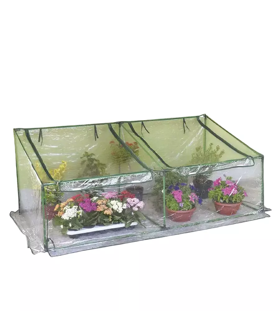 Telo di ricambio verdemax per serra primizia in plastica trasparente 180x92x70 cm