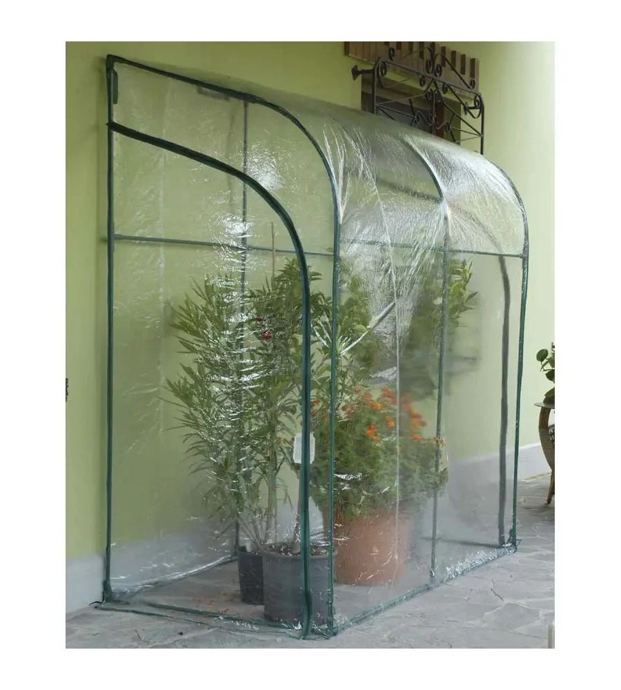 Telo di ricambio verdemax per serra oleander in plastica trasparente 200x100x215 cm