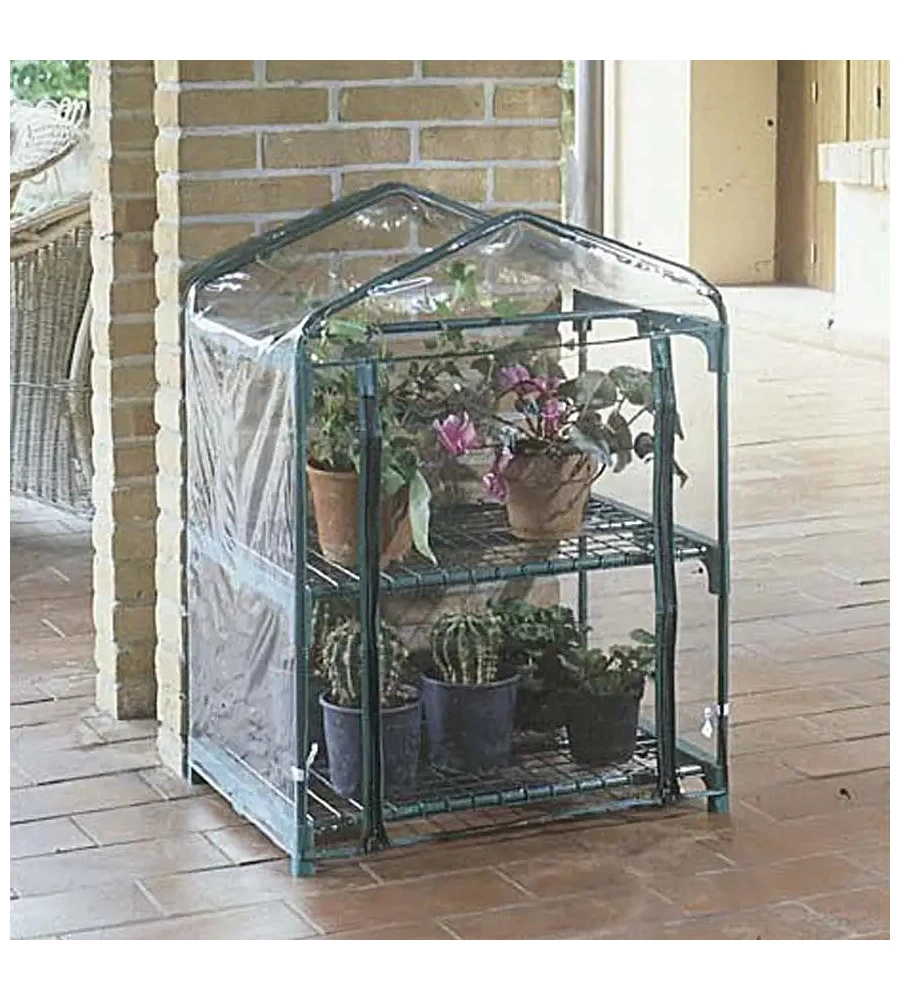 Telo di ricambio verdemax per serra azalea 2488 e 2490 in plastica trasparente 70x50x98 cm