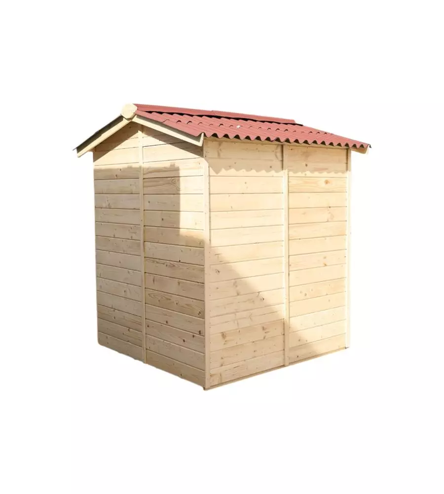 Casetta in legno da giardino habrita "eden" in abete rosso massiccio 180x187x204 cm