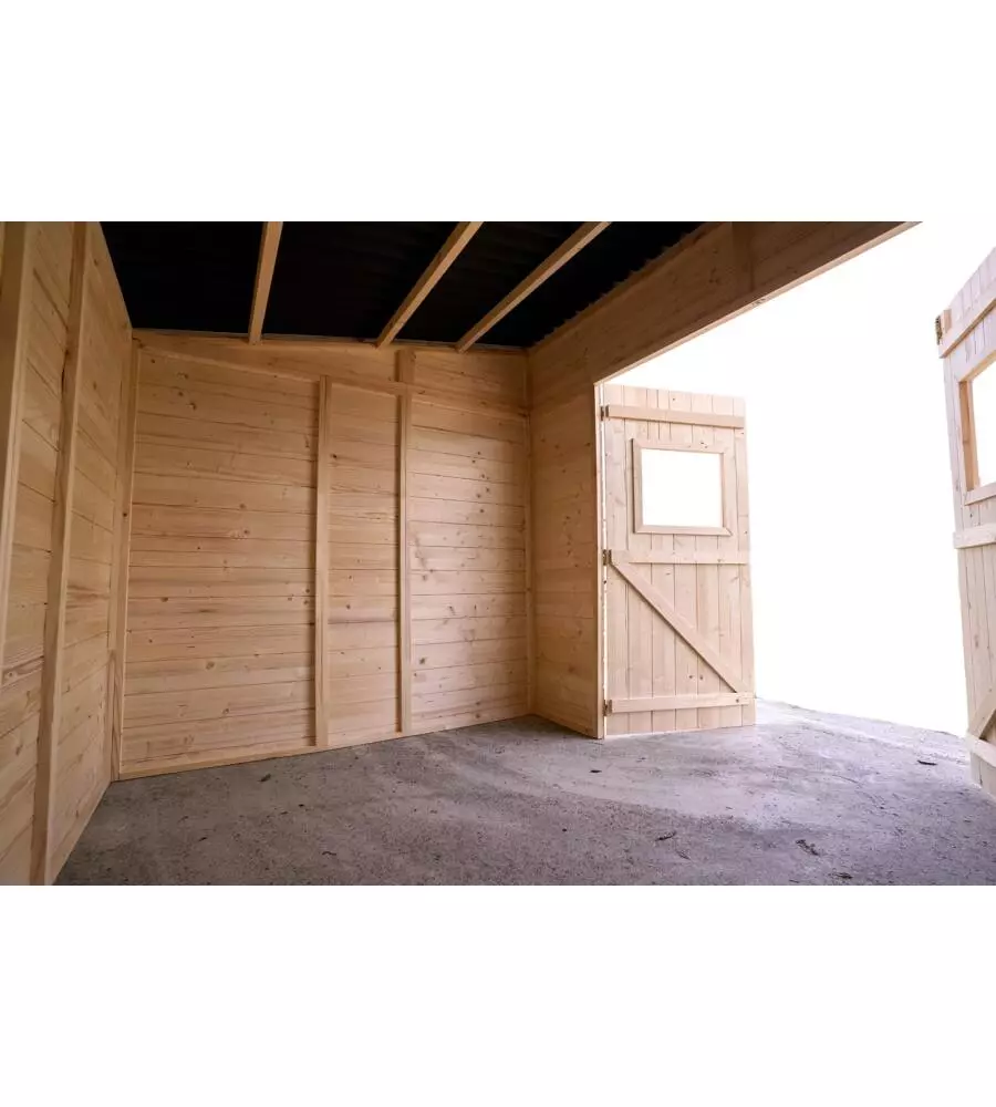 Casetta in legno da giardino habrita "cd 2820.01" 320x220x220 cm