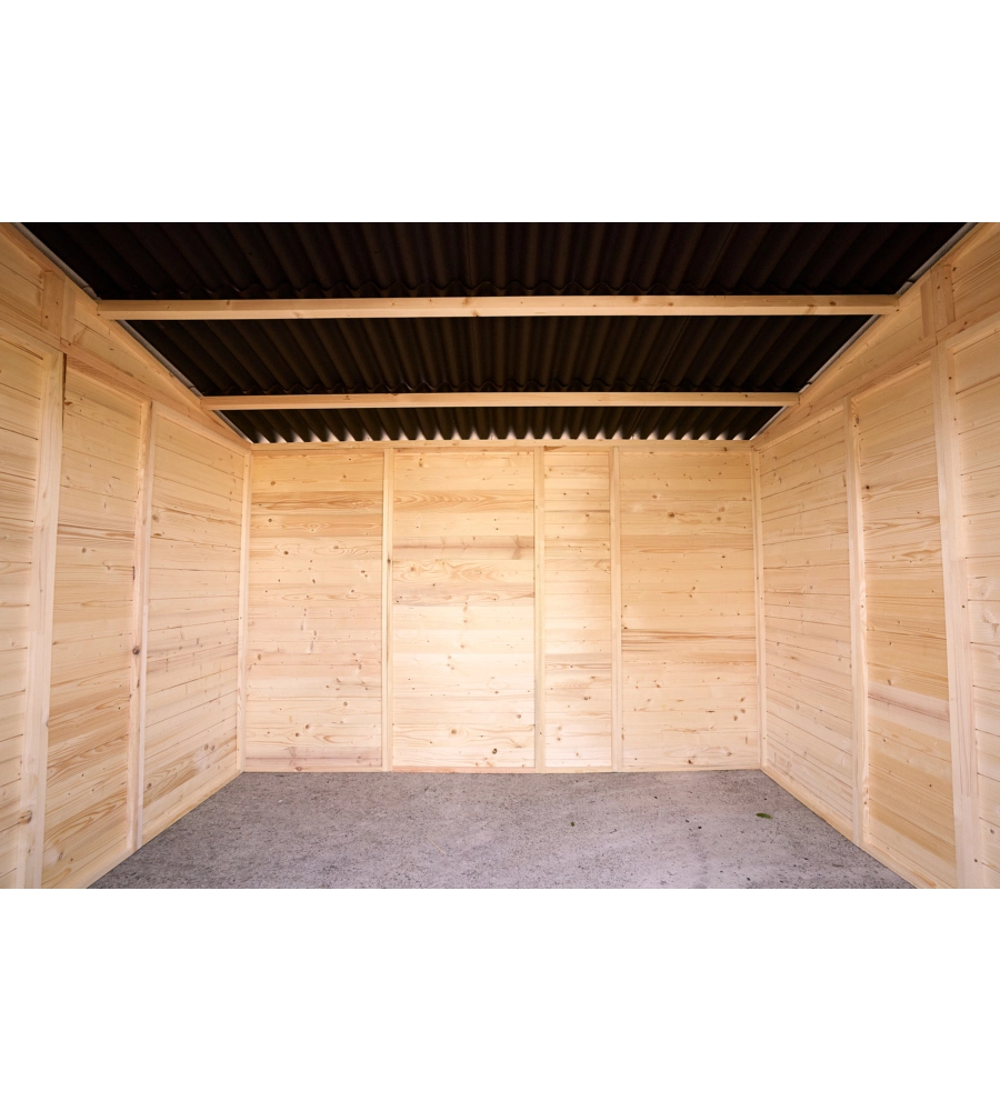 Casetta in legno da giardino habrita "cd 2820.01" 320x220x220 cm