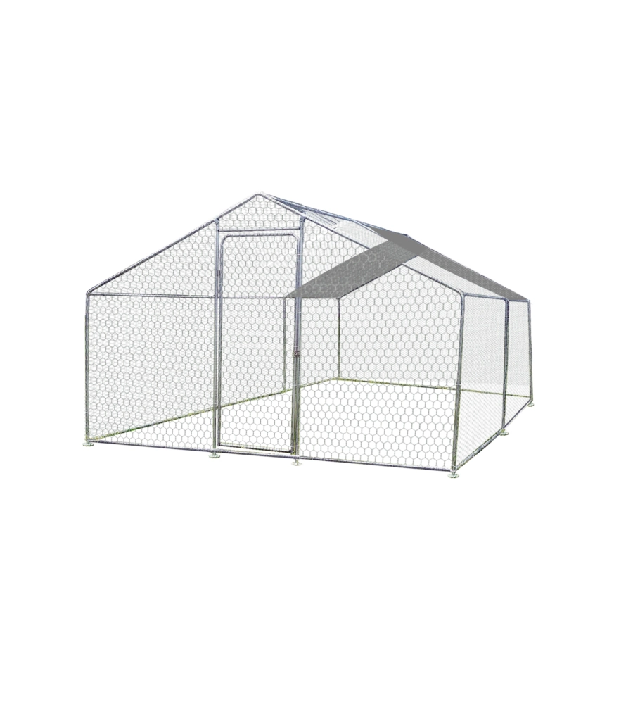 Recinto per animali habrita "enc 3040 25 gjm" in acciaio zincato 300x400x220 cm
