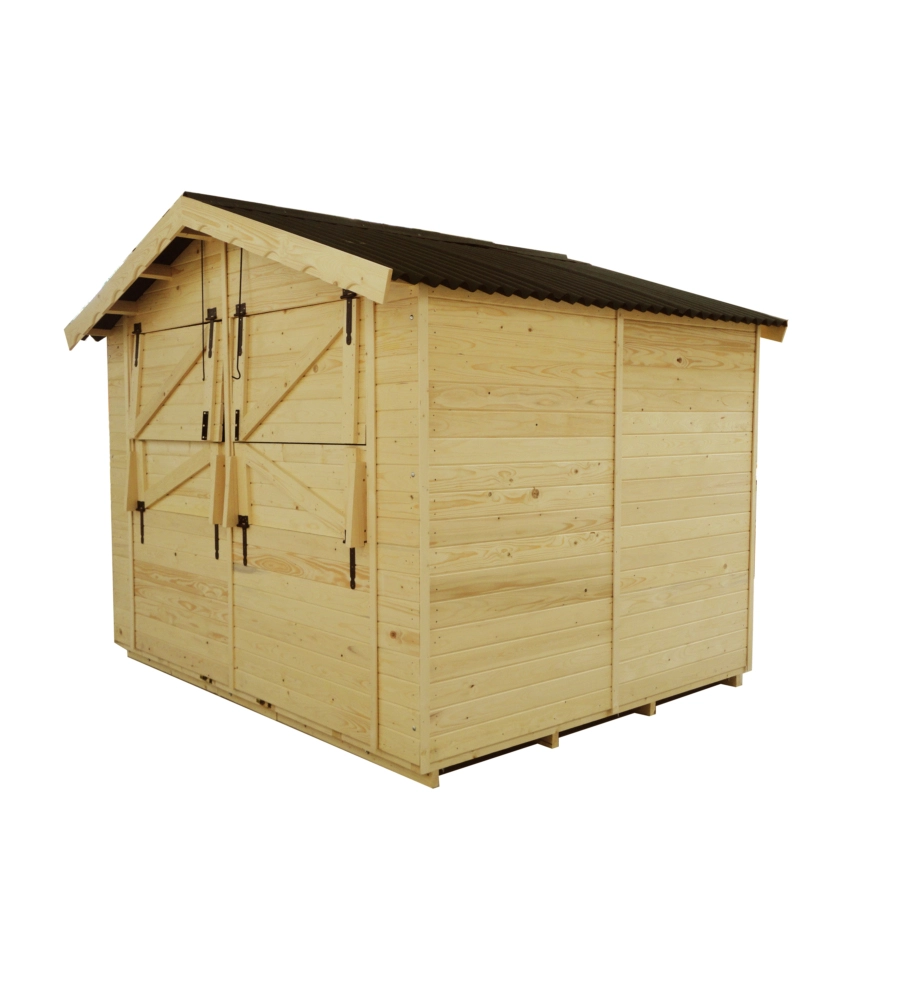 Chiosco in legno da esterno habrita "sylva 3024" 315x274x240 cm