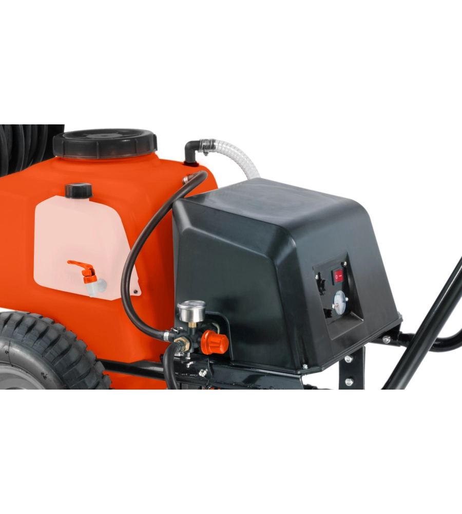 Pompa iroratrice su ruote a batteria stocker "303" 80listri 10bar batteria 12v