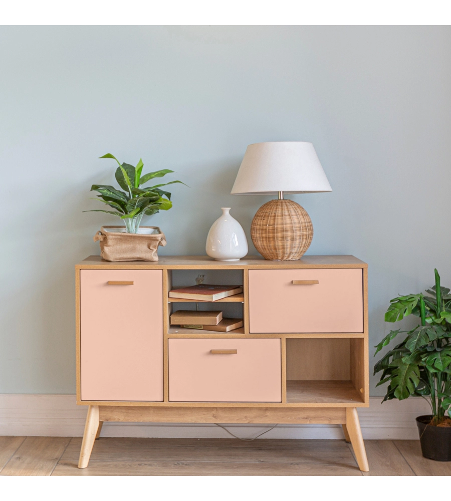 Pittura per restauro legno mobili "eco mobili" rosa pallido 500 ml