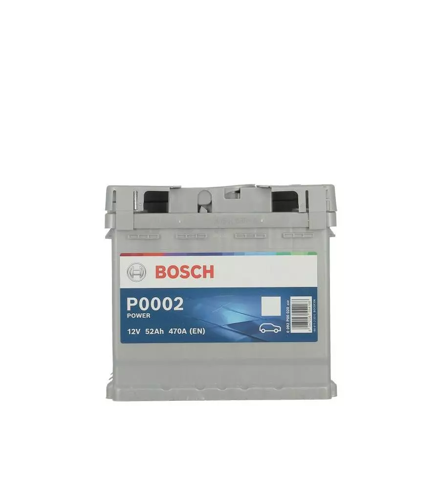 Batteria auto bosch "p0009" 52ah dx