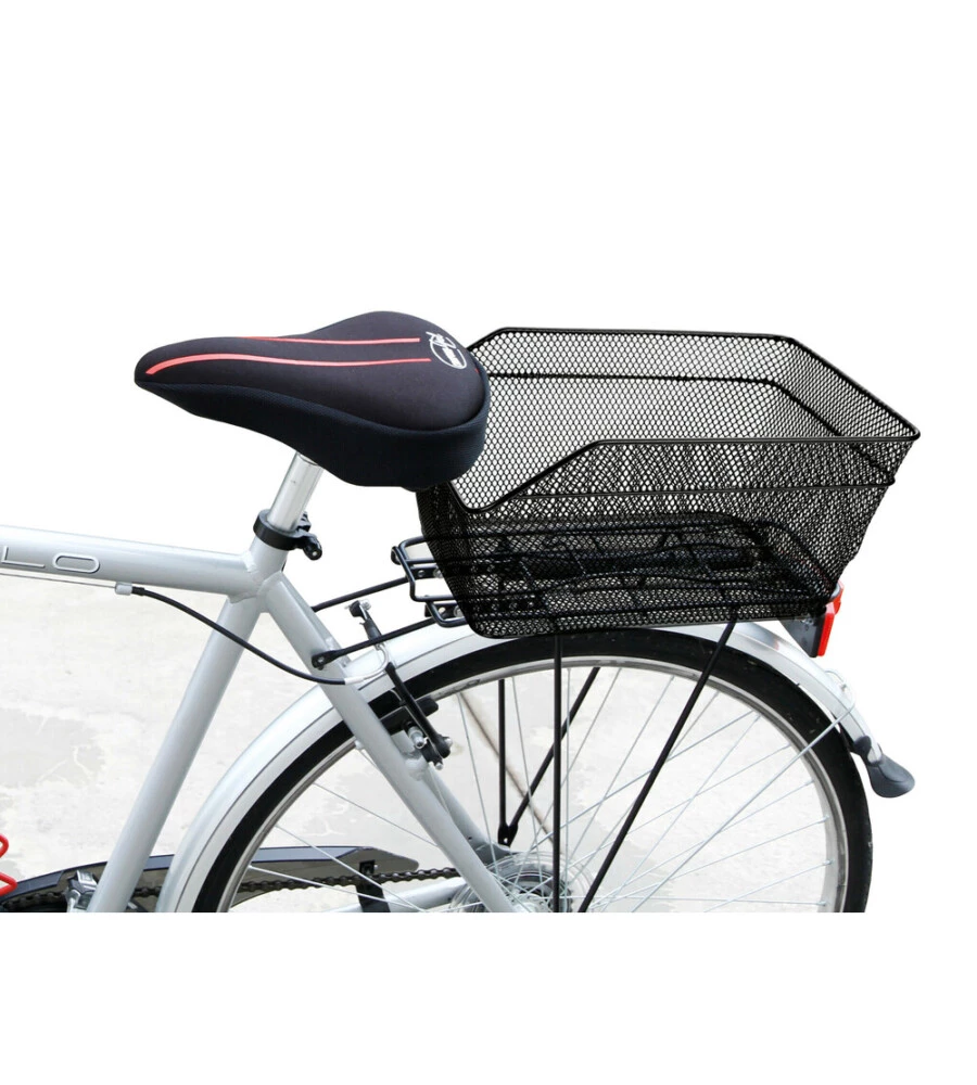 Cestino posteriore retinato per bicicletta lampa in metallo - 94534