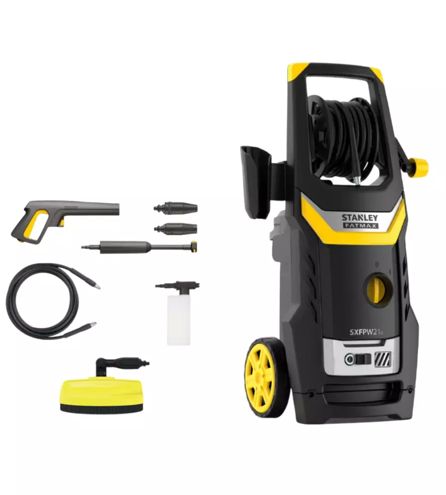 Idropulitrice elettrica a freddo stanley fatmax "sxfpw21bp-e" 160 bar 480 l/h 2100 w