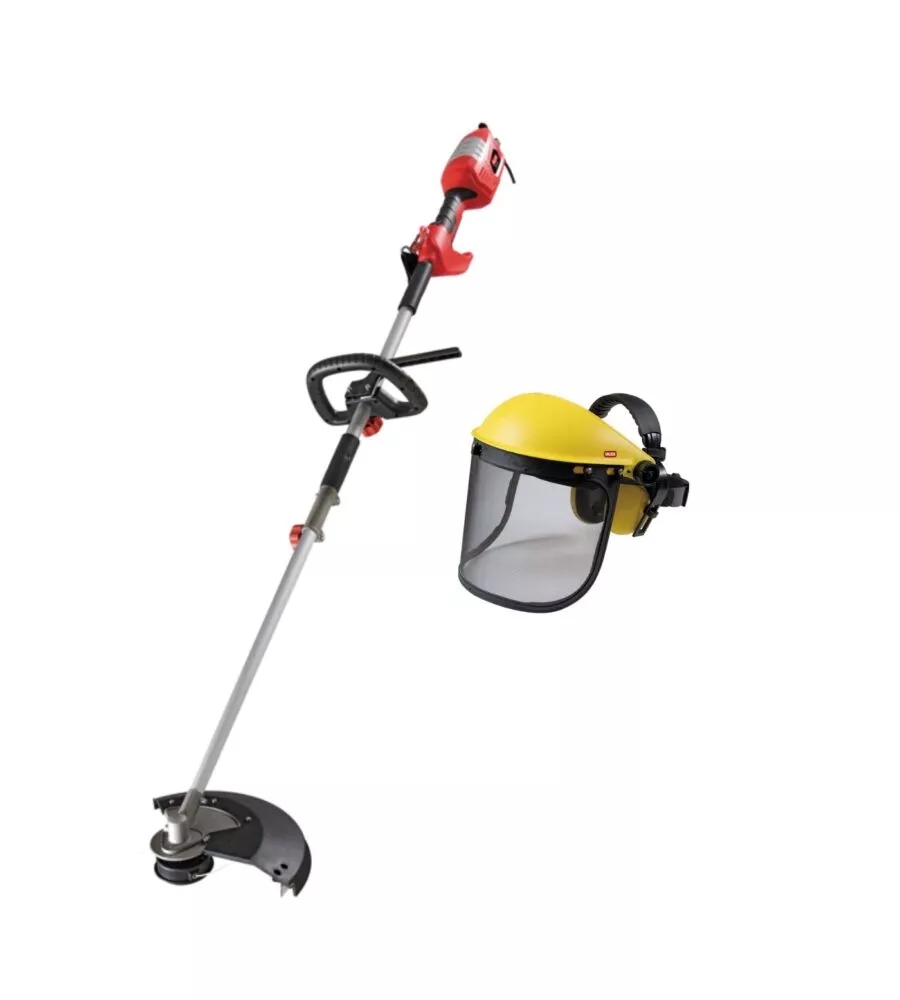 Kit decespugliatore elettrico valex "de2700" taglio 40 cm 1000w e visiera