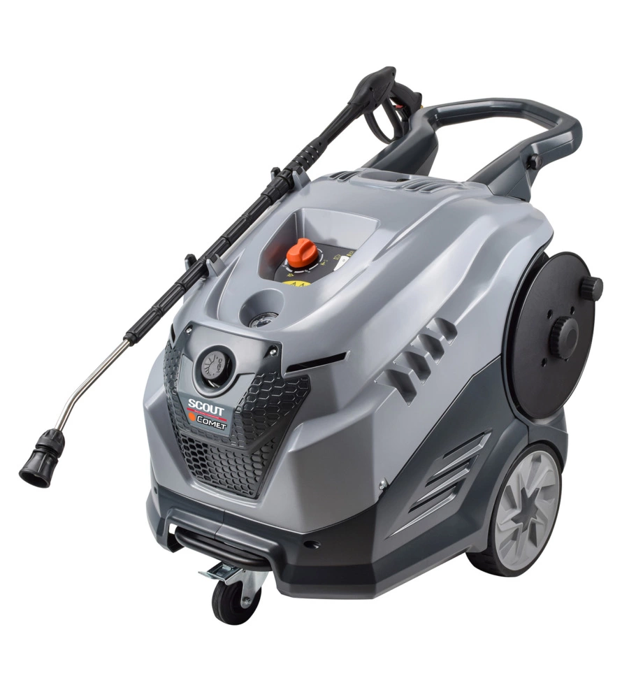 Idropulitrice elettrica a caldo comet "scout 150 extra" 150 bar 540 l/h 2700 w