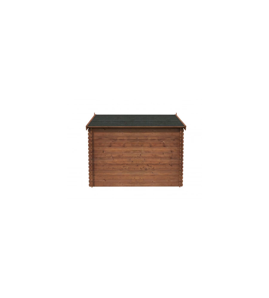Casetta in legno da giardino "arisa" in abete impregnato 272x254x235 cm