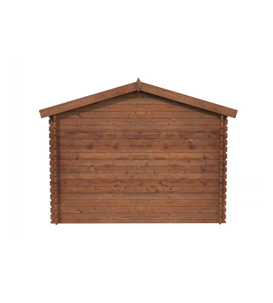 Casetta in legno da giardino "arisa" in abete impregnato 272x254x235 cm