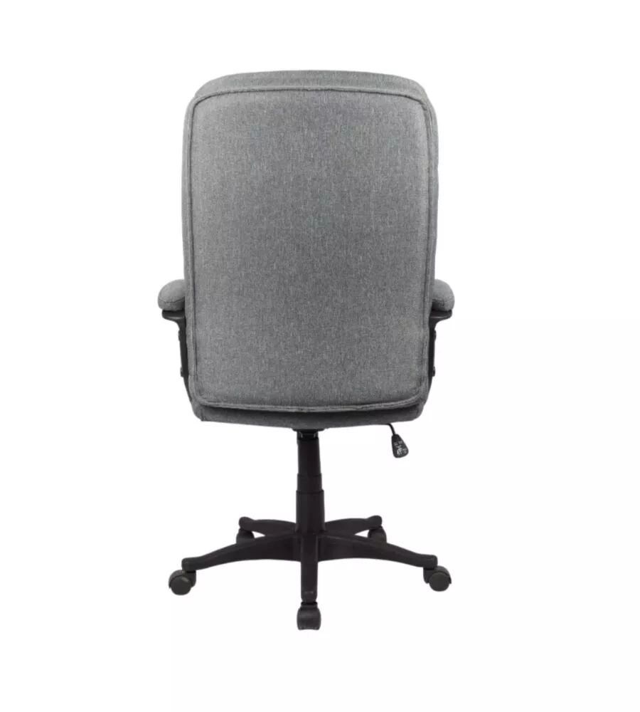 Sedia da ufficio bellahome "berkeley" in tessuto grigio melange 68x57x112-122 cm