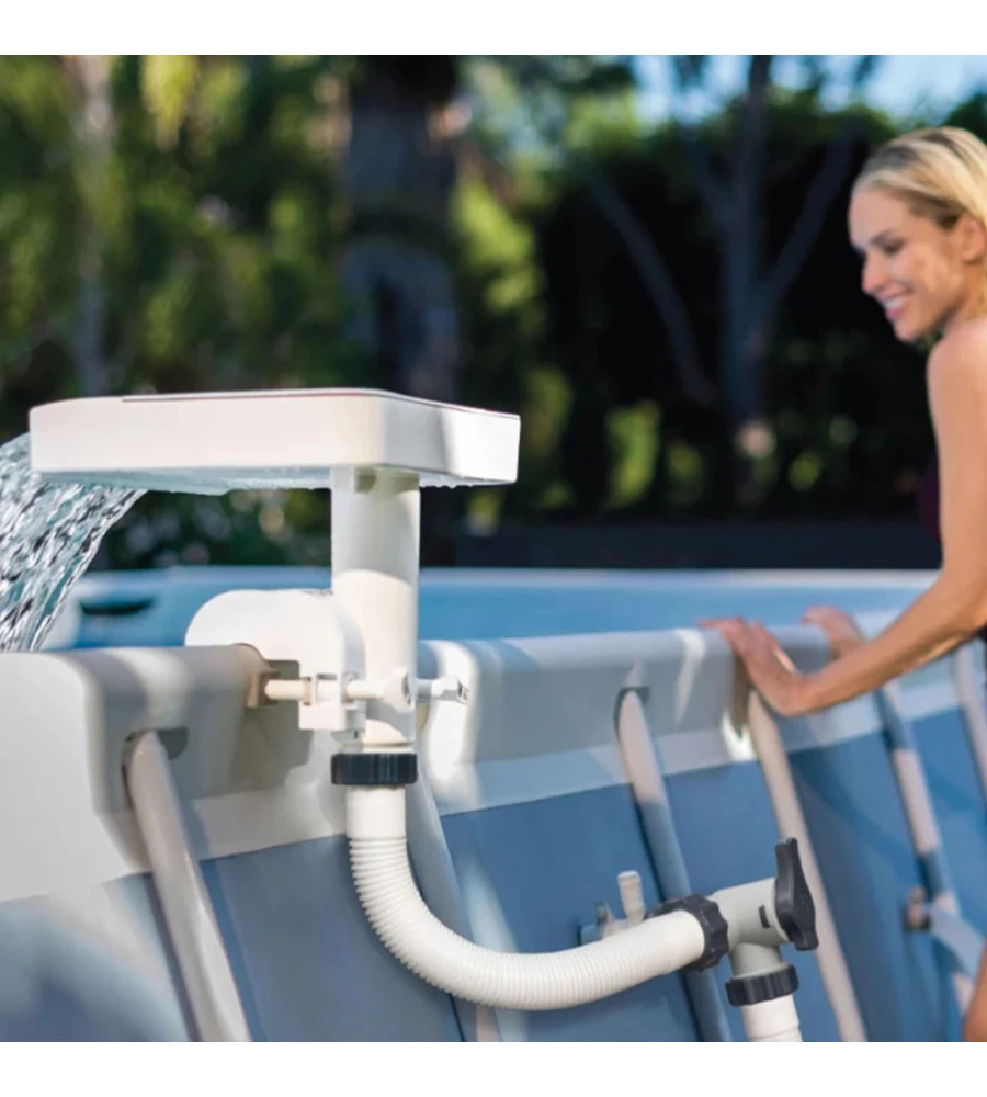 Cascata per piscine intex con led multicolore - cod. 28090