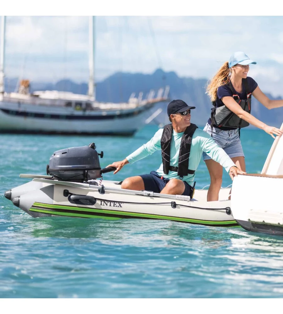 Canotto gommone gonfiabile intex "mariner 260" 2 posti 259x155x41 cm - cod. 68395np