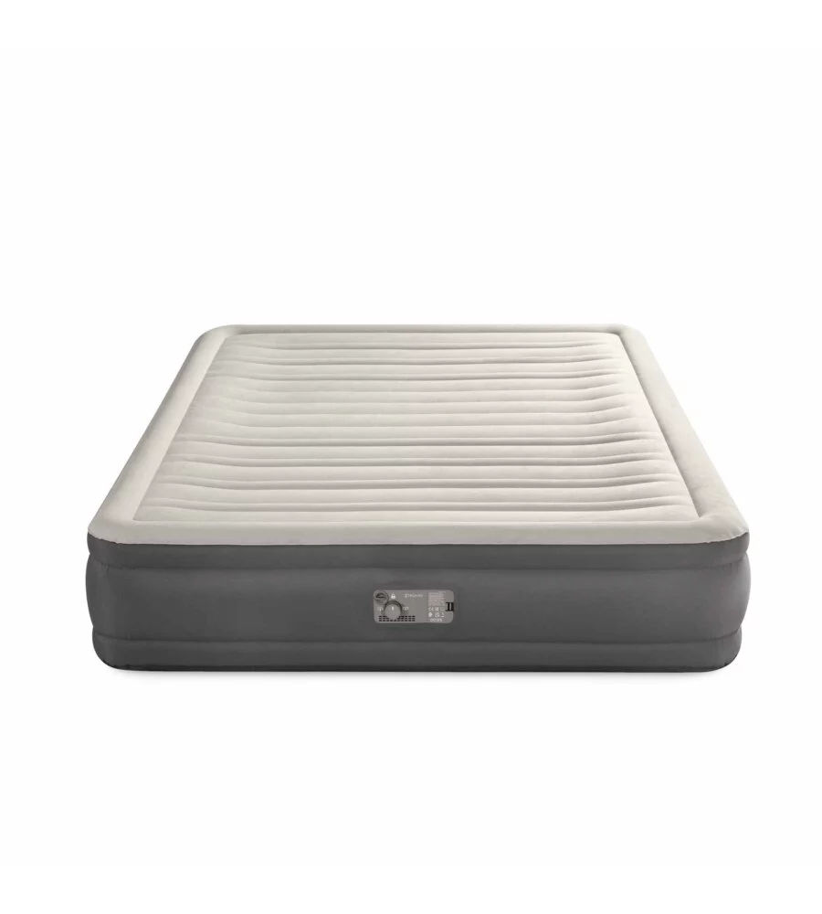 Materasso matrimoniale gonfiabile intex "truaire" marrone 152x203x51 cm - cod. 64030