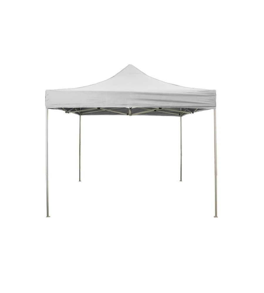 Gazebo richiudibile pieghevole riviera in tessuto impermeabile e anti uv bianco 3x2 m