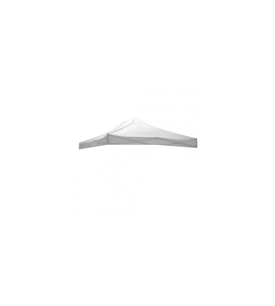Tetto per gazebo riviera in tessuto impermeabile e anti uv bianco 3x4,5 m