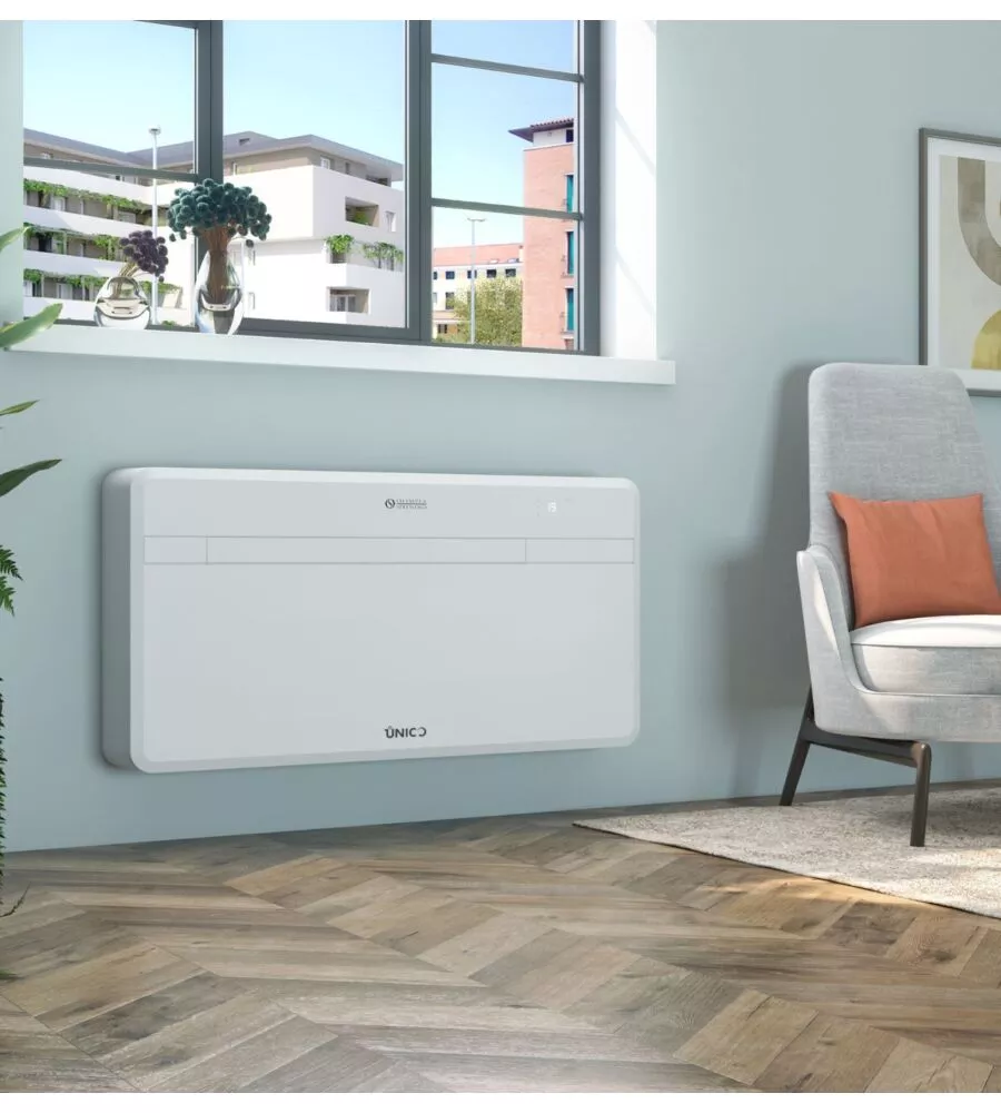 Climatizzatore caldo freddo olimpia splendid pompa di calore "unico next 12 hp evanx" monosplit e senza unita' esterna 9000 btu