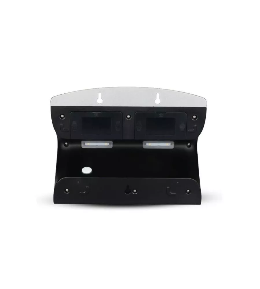 Lampada led solare a muro da esterno vtac bianco 4000k