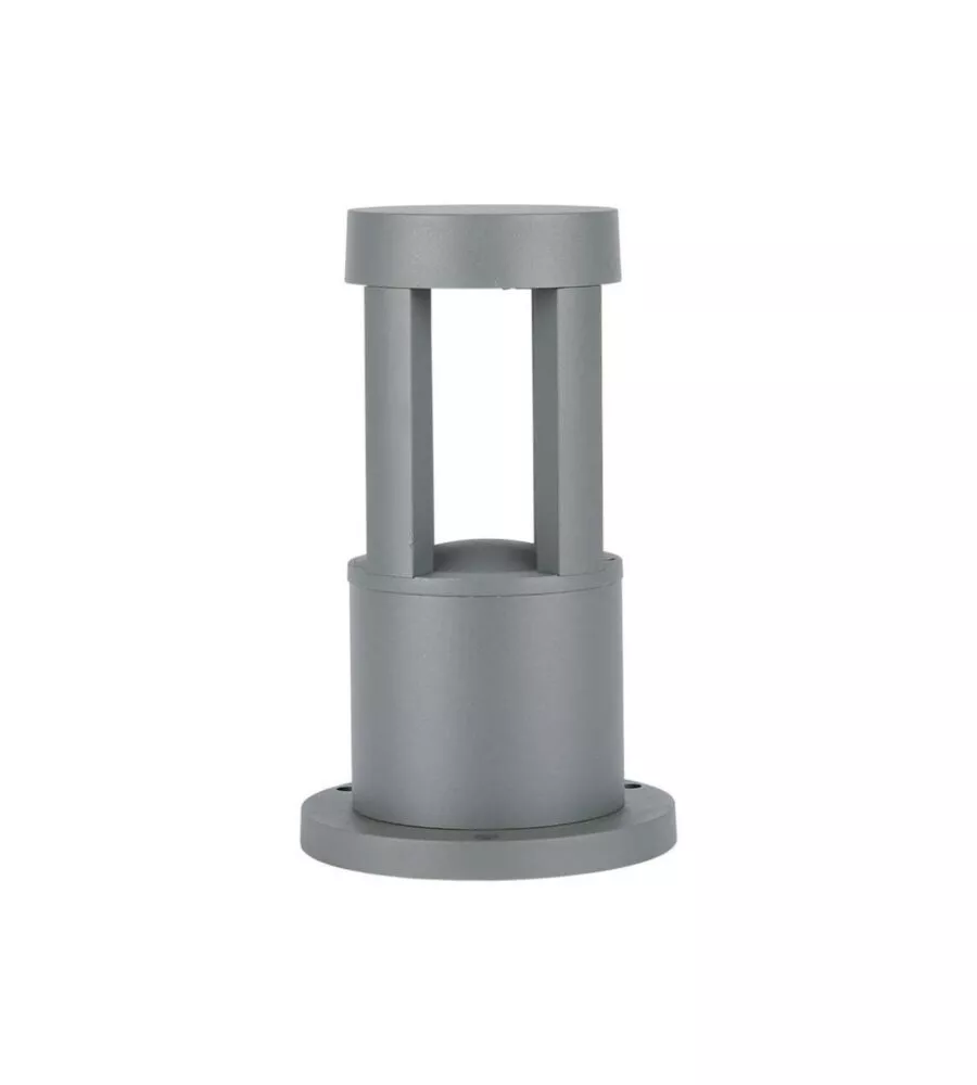 Lampada led da terra da esterno vtac grigio 3000k