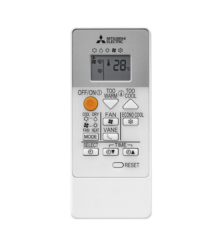 Climatizzatore caldo freddo mitsubishi linea smart serie m pompa di calore "msz-dw25vfkit" monosplit e unitÀ esterna 9000 btu