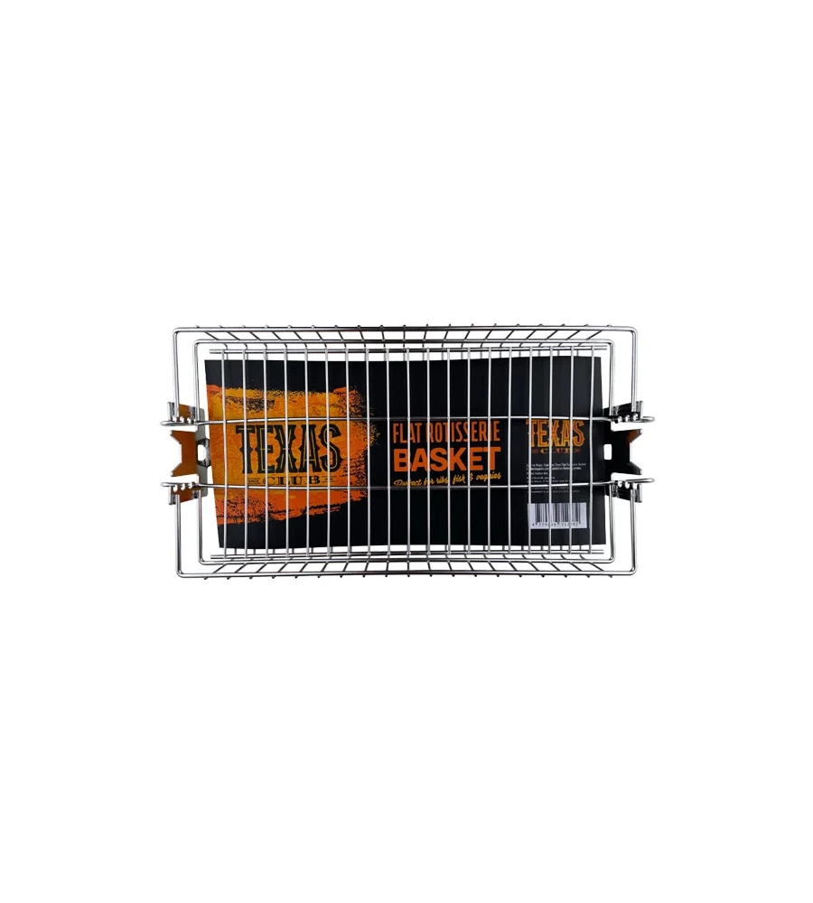 Cesto piatto girarrosto per barbecue kamado bono "grande/limited" 40x20x6 cm