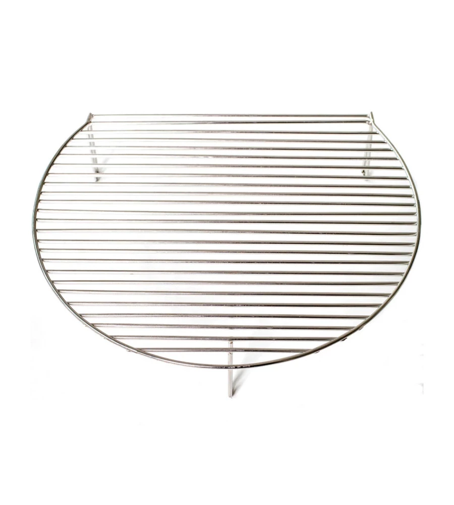 Griglia superiore per barbecue kamado bono "minimo" in acciaio inox 30x25x7 cm